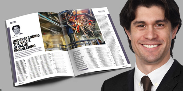 Value Engineering article published in leading construction magazine